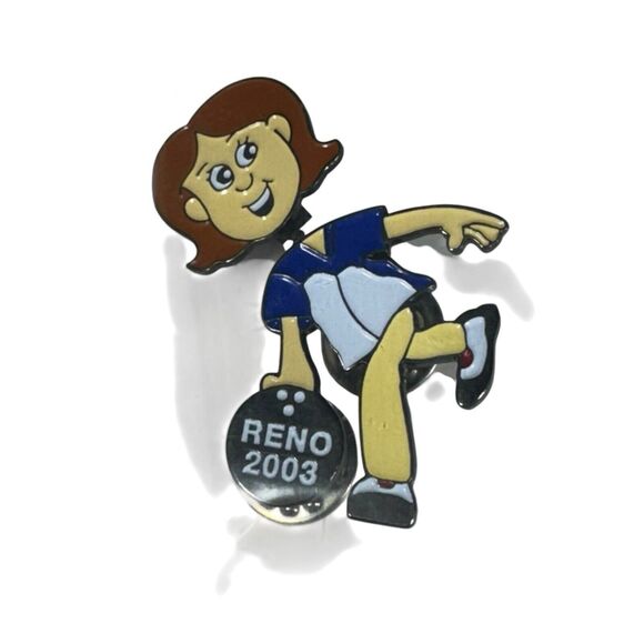 Vintage Women’s Bowling Lapel Hat Pin Lot WIBC WBS Tournaments Flashers - Picture 4 of 10